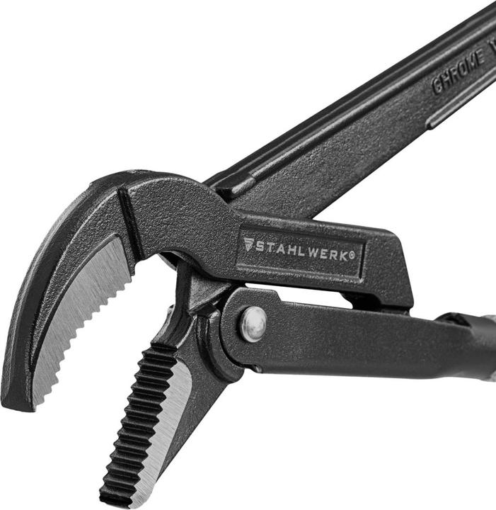 Actual product image Stahlwerk Pipe wrench set 3-piece 1, 1.5, 2 inch pliers set made of chrome vanadium (535 mm)