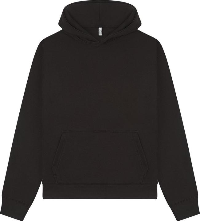 Actual product image Casual Classics Unisex Adult Premium Combed Cotton Boxy Oversized Hoodie (L)