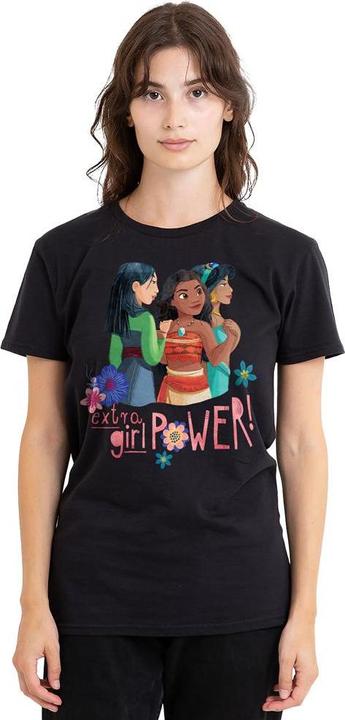 Immagine prodotto Disney Princess Extra Girl Power! Maglietta Mulan Moana Jasmine Adulto Unisex (S)