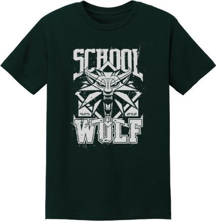 Actual product image Dpi Merchandising The Witcher T-Shirt ""School of the Wolf"" Black (S, M, L, XL, XXL)