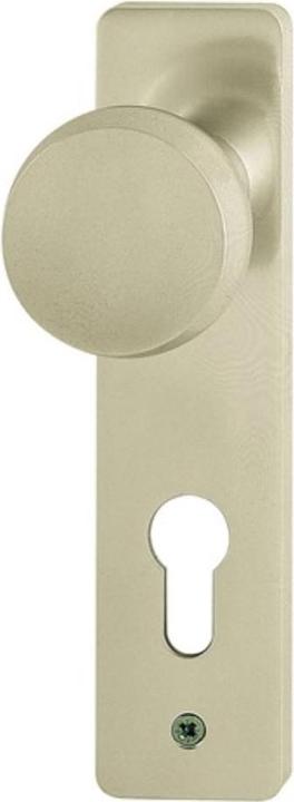 Hoppe Knopfkurzschild 58/202K Aluminium F2 Entfernung 72 mm PZ (Türgriff)