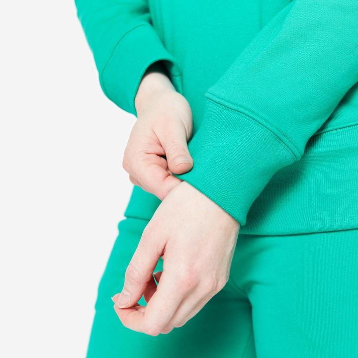 Image du produit Domyos Sweat à capuche femme Coton - vert (S)