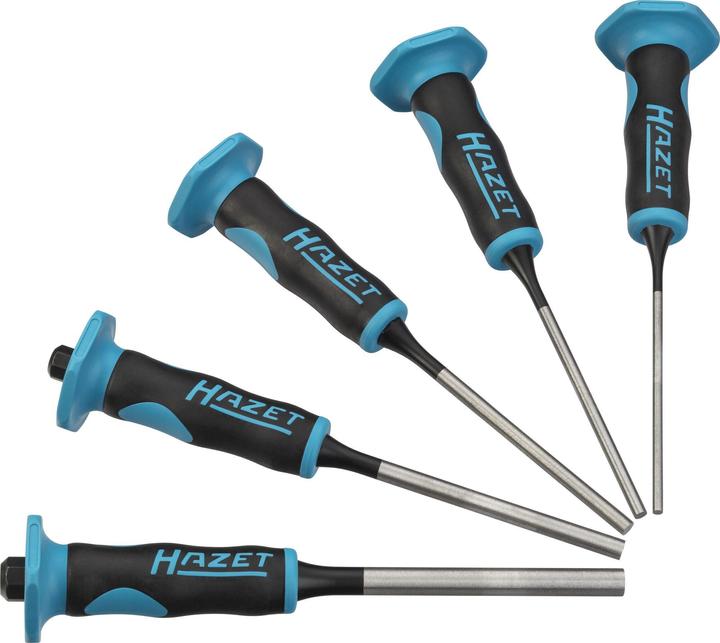 Actual product image HAZET Drift pin set ∙ long 751LHS/5 ∙ 175 mm ∙ Number of tools: 5 (90 mm)