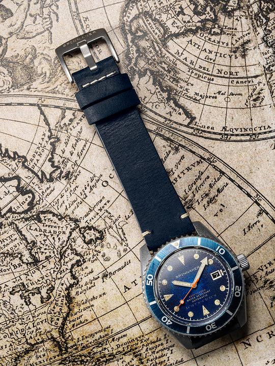 Actual product image Spinnaker SP-5089-02 Wreck Automatic 44mm 20ATM (Analogue wristwatch, 44 mm)