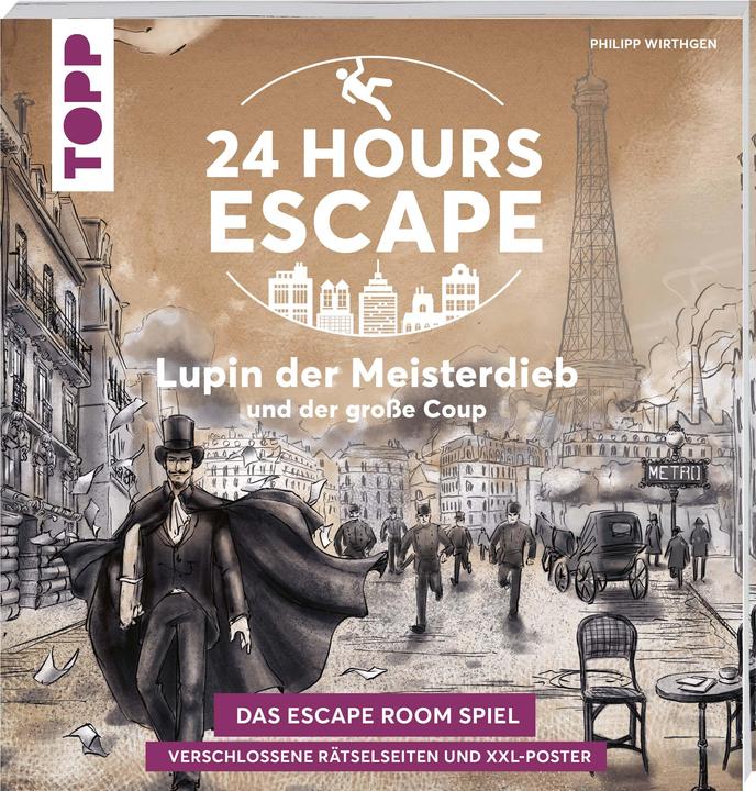 Image du produit 24 HOURS ESCAPE - Le jeu de l'escape room : Lupin le maître voleur et le gros coup (Allemand)