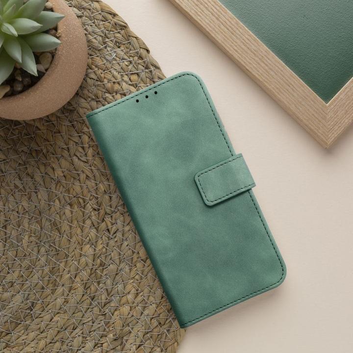 Actual product image OEM Back panel cover TENDER Book Case for SAMSUNG A23 5G green (Samsung Galaxy M23 5G)