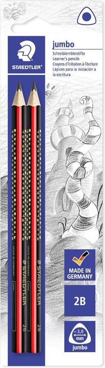 Produktbild Staedtler Tricki Dicki Schreiblern Bleistift 2B2er (2B, 2 x)
