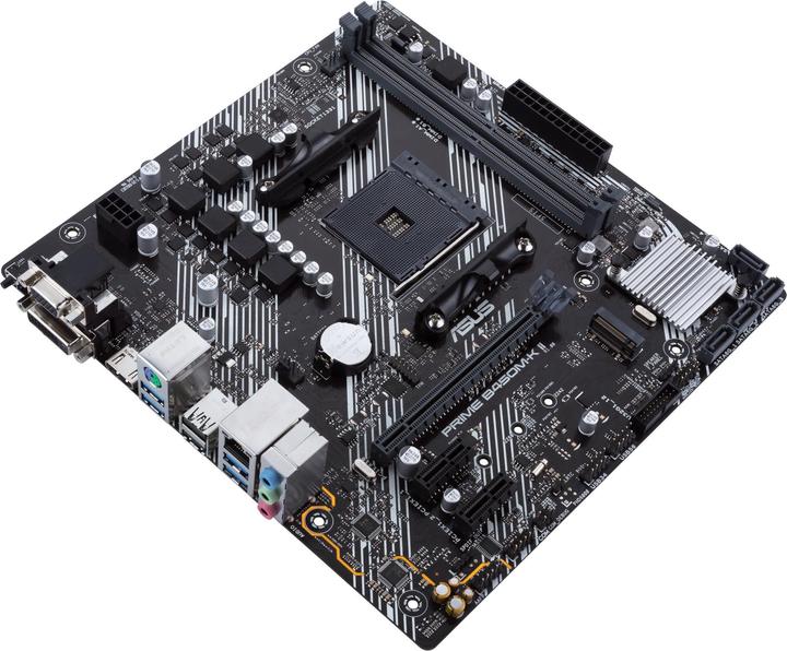 Actual product image ASUS PRIME B450M-K II (AM4, AMD B450, mATX)