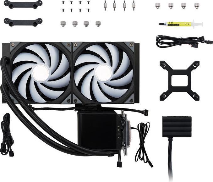 Immagine prodotto TRYX Sistema di raffreddamento ad acqua completo PANORAMA, ARGB - 280 mm, nero