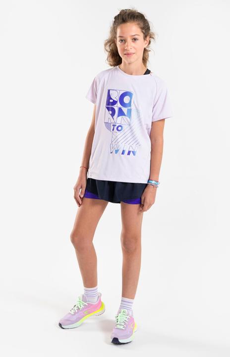 Produktbild Kiprun Laufshorts Mädchen atmungsaktiv - Dry+ 900 dunkelblau/lila (14, 15, 16)