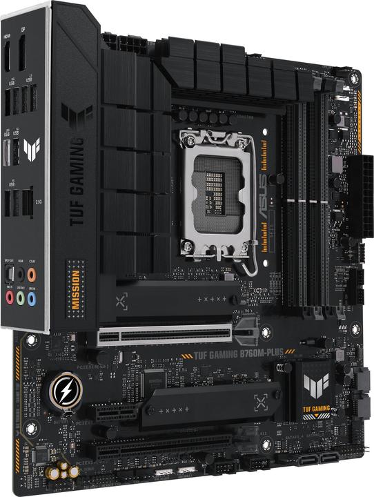 Image du produit ASUS MB TUF GAMING B760M-PLUS (Intel,1700,DDR5,mATX) (LGA 1700, Intel B760, mATX)