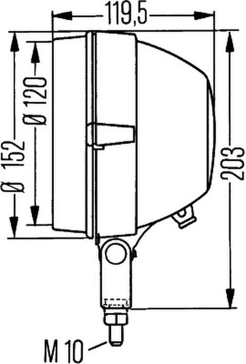 Actual product image Hella Halogen worklights for CASE