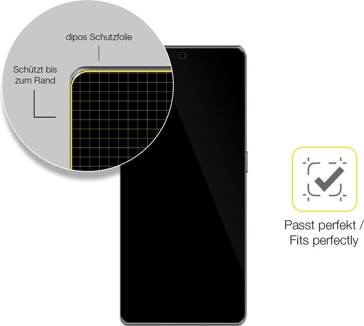 Immagine prodotto Dipos 3D Full-Cover Pellicola Protettiva (1 Pezzo/i, Cubot X90)