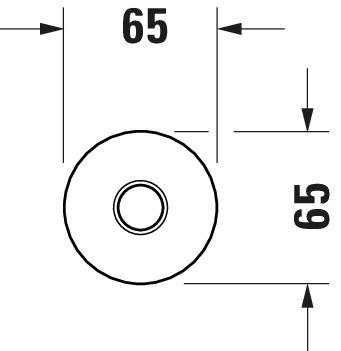 Immagine prodotto Duravit Attacco a soffitto rd Ros 200mm Dimensione dell'attacco DN 15 cromo
