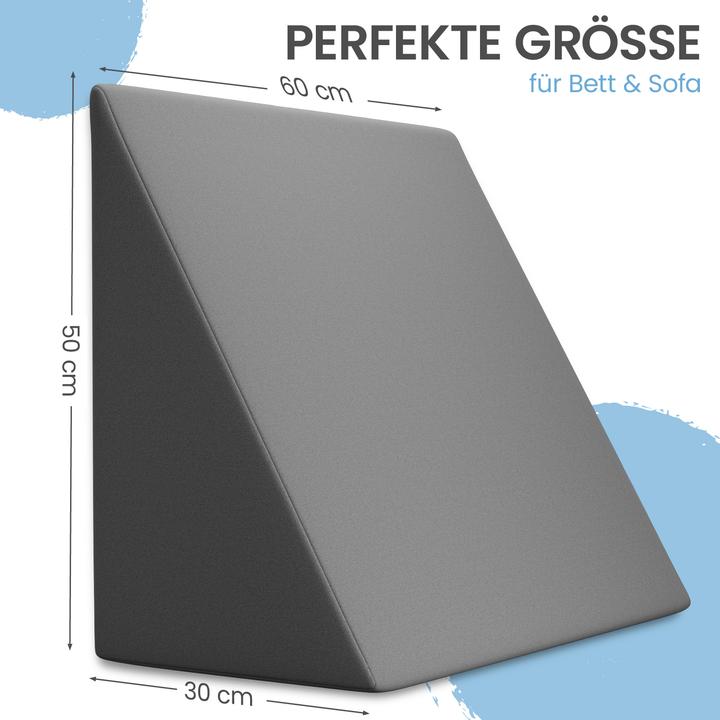 Actual product image Aktivshop Bett und Sofa Keilkissen
