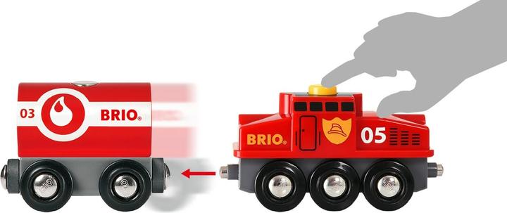 Actual product image Brio Police and Fire Brigade Set Deluxe