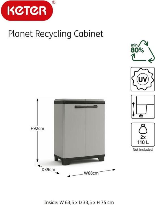 Produktbild KIS Planet Recycling-Schrank (220 l)