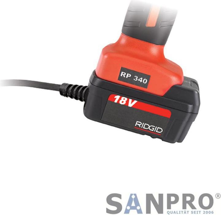 Productafbeelding Ridgid 230V netadapter/netadapter 5m kabel ook voor Viega 18V snoerloze krimpmachines