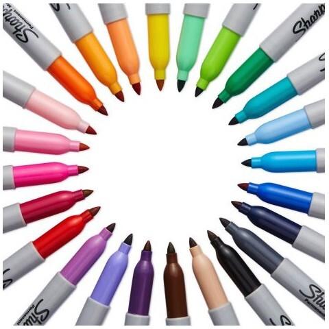 Immagine prodotto Sharpie Set di pennarelli permanenti "Electro Pop (Multicolore, 1 mm, 20 x)