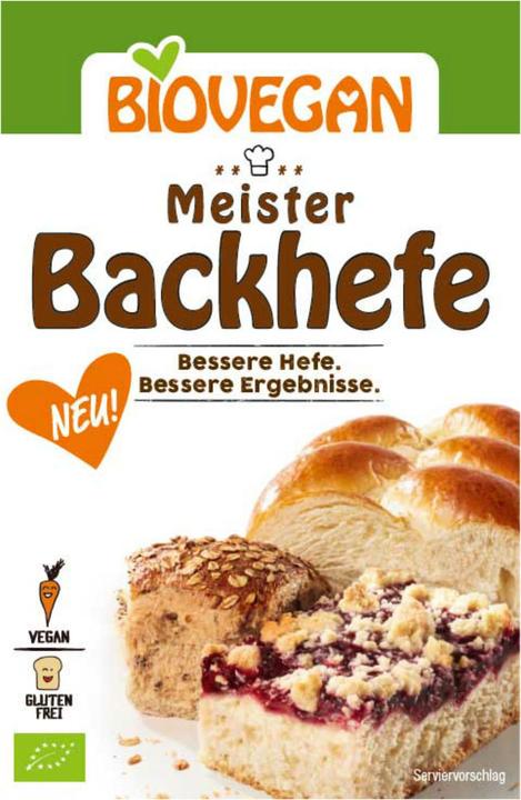Biovegan Levure de boulangerie Meister Bio (7 g)