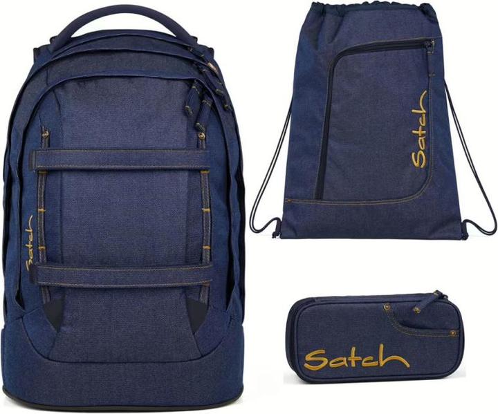 Produktbild Satch Schulrucksack Set Pack Denim (30 l)