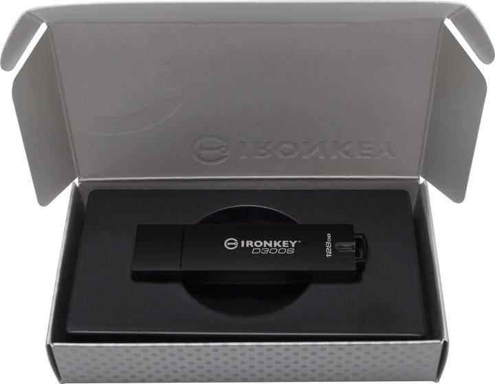 Actual product image Kingston IronKey D300 128 GB Encrypted U (128 GB, USB-A, USB 3.1)