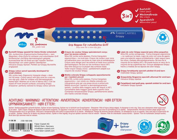 Image du produit Faber-Castell Farbstiftetui Grippy 10 Stück sortiert