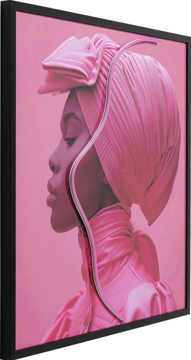 Immagine prodotto Kare Design Quadro con cornice Donna rosa LED 80x80cm (80 x 80 cm)