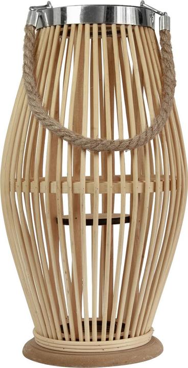 Actual product image Natura Punto Bamboo Lantern with Glass Wind Light (1 x)