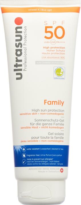 Actual product image Ultrasun Family (Suntan cream, SPF 50, 250 ml, 500 g)