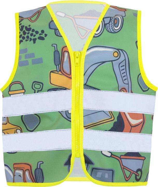 Image du produit Korntex Gilet de sécurité enfant Action "Working Heroes" - CO2 Neutral - Vert clair/chantier - XS (XS)