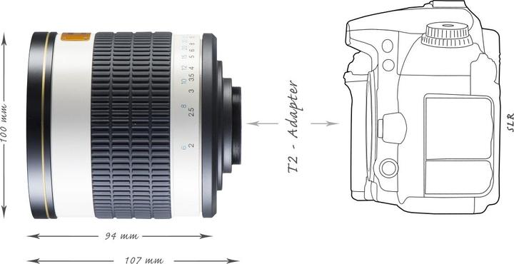 Image du produit Walimex 500/6,3 DSLR Miroir Pentax K (Pentax K, Plein format)