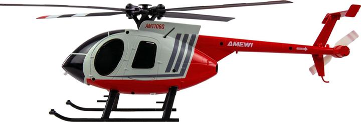 Immagine prodotto Amewi RC Helikopter MD500 Li-Po Akku 350mAh silber/rot