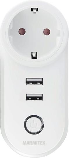 Produktbild Marmitek POWER SI Smart Wi-Fi power plug 15A 2xUSB