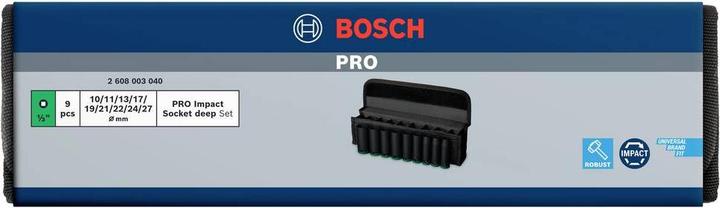 Actual product image Bosch Professional Zubehör PRO Impact (19 mm, 24 mm, 22 mm, 10 mm, 21 mm, 27 mm, 17 mm, 11 mm, 13 mm)