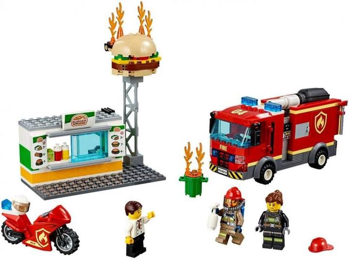 Image du produit LEGO Intervention des pompiers dans un restaurant de hamburgers (60214, LEGO City)
