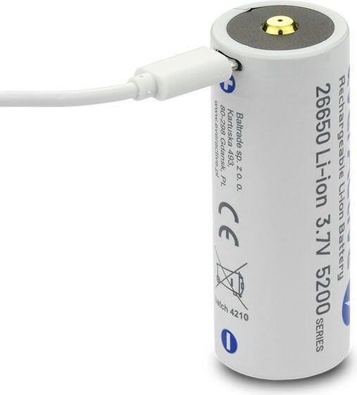 Image du produit Everactive 26650, 5200 mAh (Li-Ion) - Batterie rechargeable (1 pcs, 26650, 5200 mAh)
