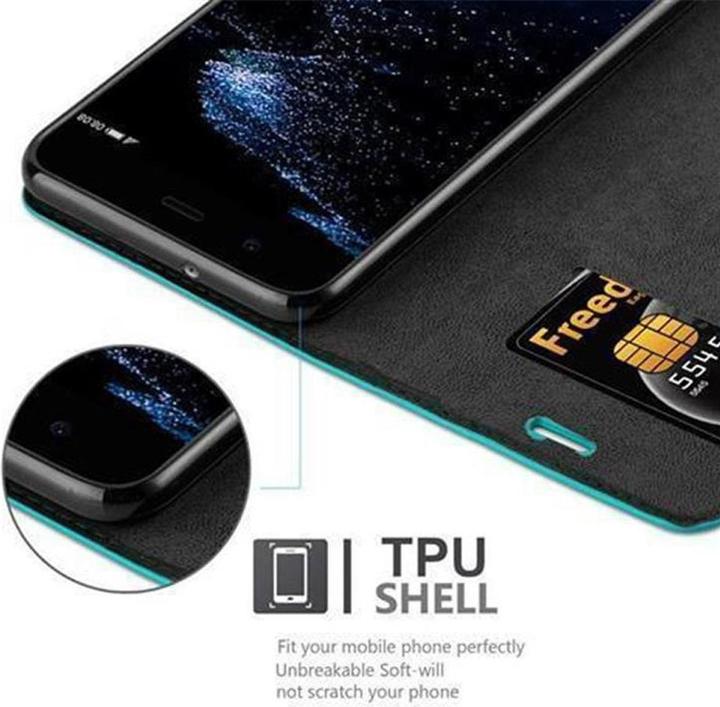 Productafbeelding Cadorabo Boek Onzichtbare Magneethoes (Huawei P10 Plus)