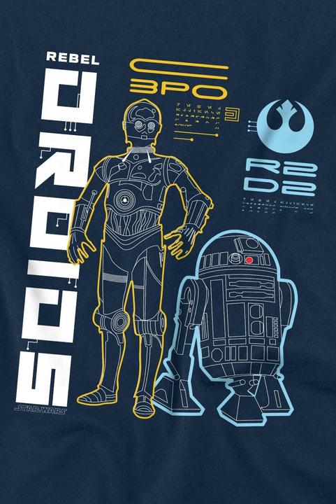 Actual product image Star Wars Mens Rebel Droids T-Shirt (3XL)