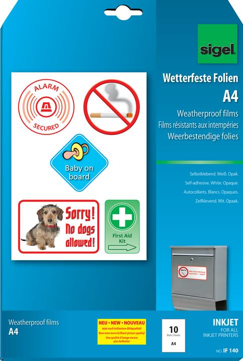 InkJet-Folien (270 g/m², 10 x)