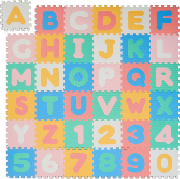 Actual product image Relaxdays 36-piece puzzle mat (30 x 30 x 1 cm)
