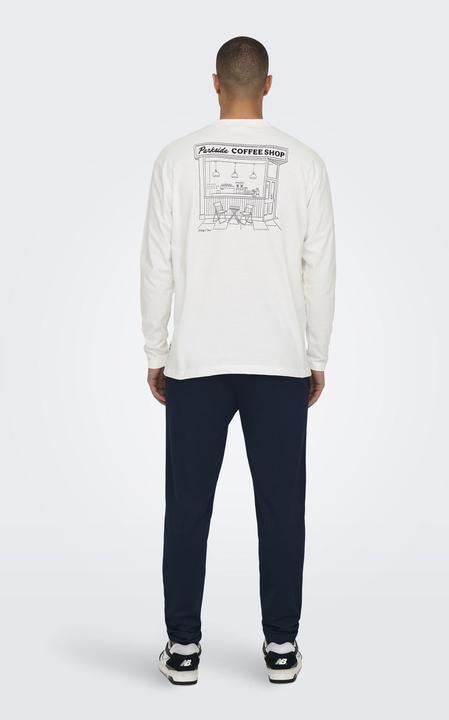Produktbild Only & Sons Locker geschnitten Rundhals T-Shirt T-shirt (L)