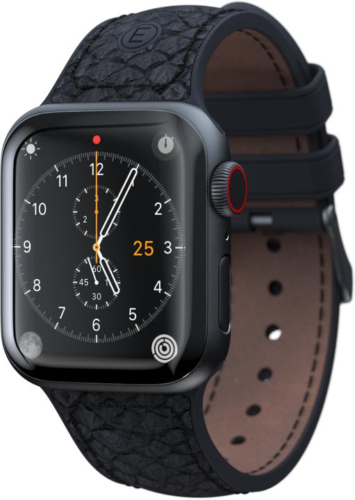 Njord Salmon Leather Strap Vindur Watch Strap for Apple Watch 40/41mm (22 mm, Vegan Leather, Stainless steel fastener, Salmon leather)