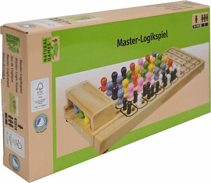 Actual product image Natural games Master logic game (French, German, English, Italian)