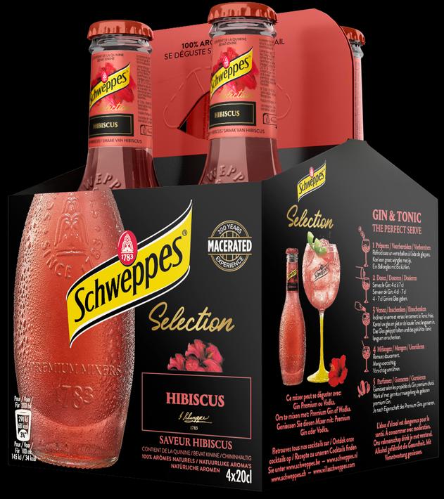 Actual product image Schweppes Selection Hibsikus (24 x 20 cl)