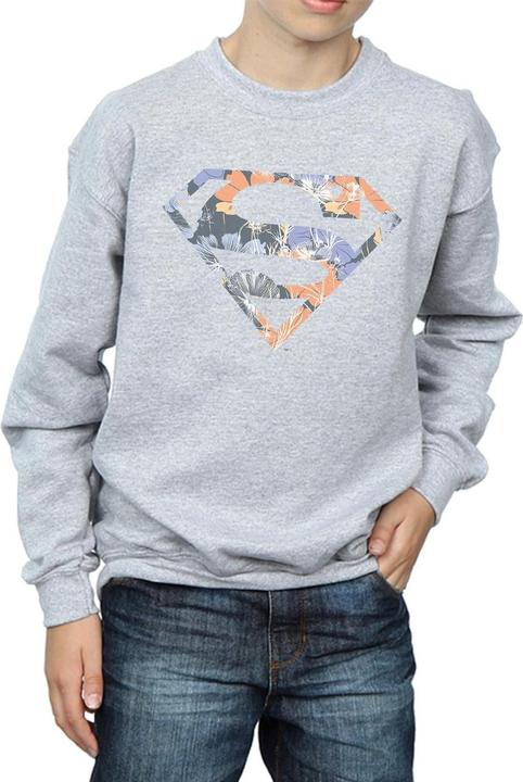 Immagine prodotto Superman Floral Logo 2 Felpa Ragazzi (140, 146)