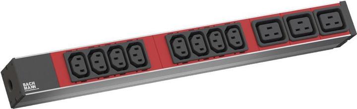 Produktbild Bachmann IT PDU 19 inch 1U 8xC13 red 3xC19 red