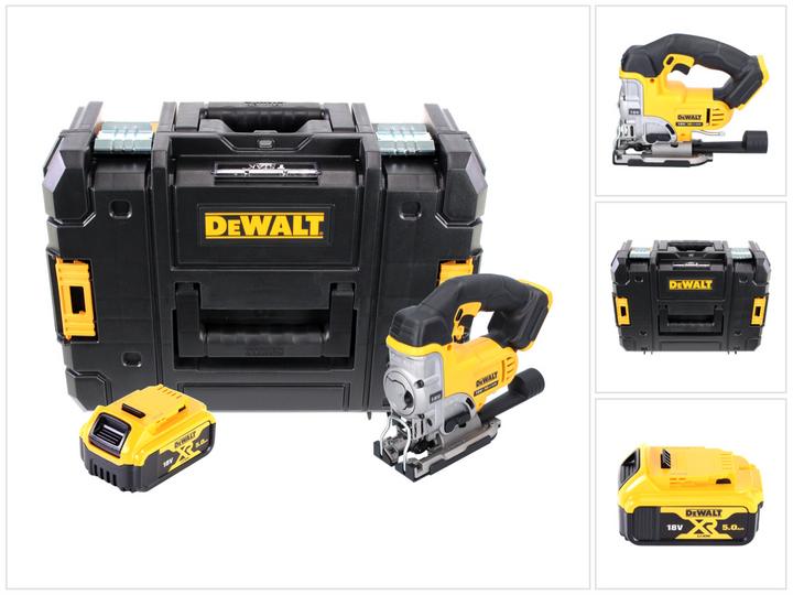 Produktbild DeWalt DCS 331 NT Akku Stichsäge 18 V + 1x Akku 5,0 Ah + TSTAK - ohne Ladegerät