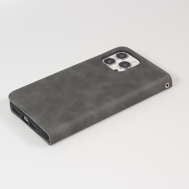 Image du produit PhoneLook Etui cuir Flip Wallet vintage avec fermeture aimantée et compartiment cartes (Apple iPhone 15 Pro Max)