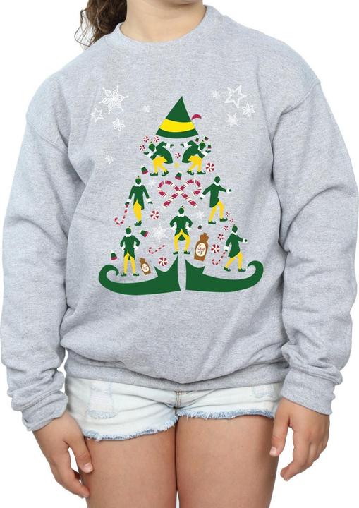 Immagine prodotto Elf Christmas Tree Felpa Ragazze (152, 158)